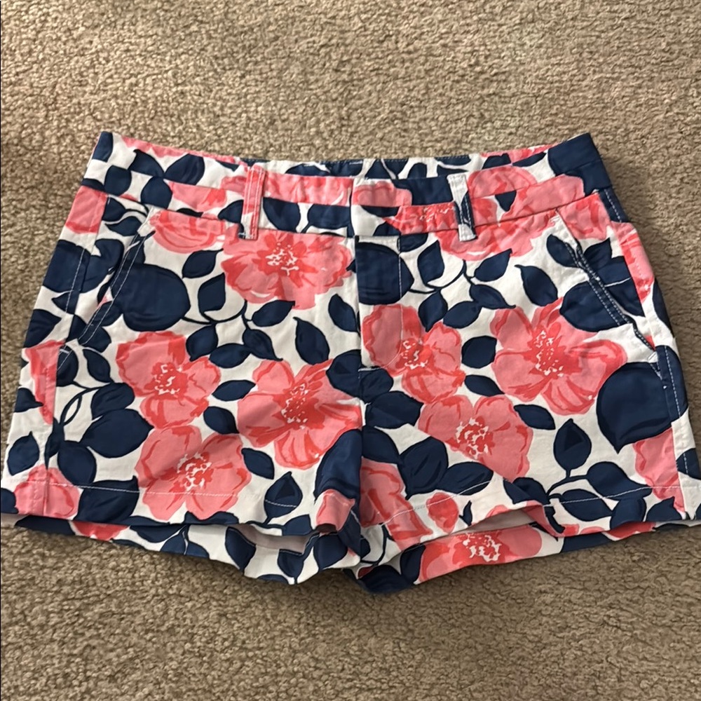 Gap Floral Women's Shorts - Pink and Blue